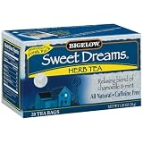 Bigelow Sweet Dreams Herbal Tea Relaxing Blend of Chamomile and Mint Caffeine Free 20... by Bigelow