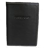 Coach Black Leather Passport Case Holder 60098