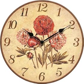 Infinity Clocks Peony Gardens - 13.5