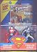 Cyber-link Superman & Cyber Link Batman Action Figures with Comic Image
