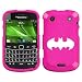BLACKBERRY BOLD 9930 WHITE BATMAN ON PINK HARD CASE COVER