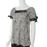 Loren D. Earth Tone Fashion Top