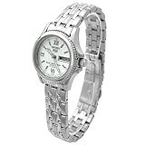 【日本製逆輸入モデル】SEIKO 5 セイコーファイブ 自動巻き手巻き式腕時計 デイデイトカレンダー搭載 ホワイト文字盤 レディース ウォッチ SYME71K