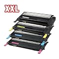 Kompatibles XXL Toner Set f�r Samsung, Toner Set (alle 4 Farben) CLT-K4092S, CLT-C4092S, CLT-M4092S, CLT-Y4092S