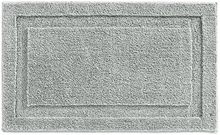 Interdesign 17058 34" X 21" Grey Spa Bath Rug