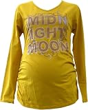 アルゴヴィア MOONシャーリングプリントTシャツ M~L イエロー №273309