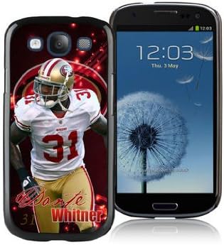 WOWCASE San Francisco 49Ers Donte Whitner NFL Samsung Galaxy S3 Rugged Case, NFL Samsung S3 case for Sport Fan-Christmas Gift