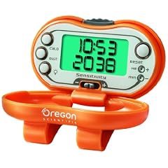 Oregon Scientific Schrittz�hler mit Kalorienrechner, orange, PE 326CA