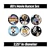 80's MOVIES BUTTONS (set #5) pins films 1980's eighties new!