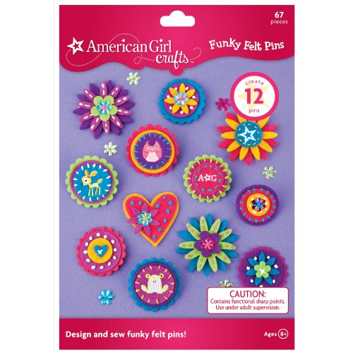 American Girl Funky Felt Pins Kit