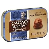 Hershey's Cacao Reserve 35% Cacao Milk Chocolate Truffles, 1.8-Ounce Tins (Pack of 9)