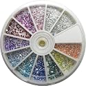 Carroussel 12 couleurs 600 mini strass (#40719) Taille 1.5mm
