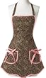 Jessie Steele Ava Bib Apron, Leopard