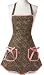 Jessie Steele Ava Bib Apron, Leopard