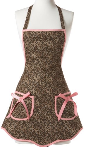 Childrens Toyshop  Kitchen & Housewares : Jessie Steele Ava Bib Apron, Leopard