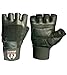 ARD CHAMPS Leather Weight Lifting Gloves Long Wrist Wrap Padded Strength Training Gym S-XXL