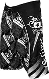 Apparel : Eclipse Orizon Men's Board Shorts - Black / White