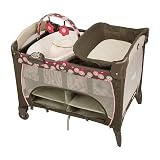 Graco Pack n Play Playard with Newborn Napper Station Deluxe - Faith