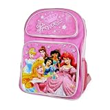 ディズニープリンセス子供用リュックサック　M-pnk　35x27x9.5cm（縦ｘ横xまち）の画像