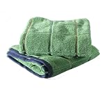 Buscher 20175-421 Duschtuch Set 2 teilig Baumwoll Jacquard garngefärbt waldgrün