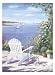 Garden with a View Art Poster PRINT Carol Saxe 8x10