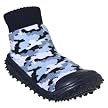 Pre-Walk Boys' Skidders Adamar Camo Shoe Socks - Blue