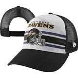 NFL Unisex Adult Baltimore Ravens Spiral Stripe 940 Cap (Black, One Size Fits All)