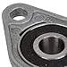 BQLZR Zinc Alloy Bearing Housings KFL08 8 MM Diameter Flange with Pillow Block