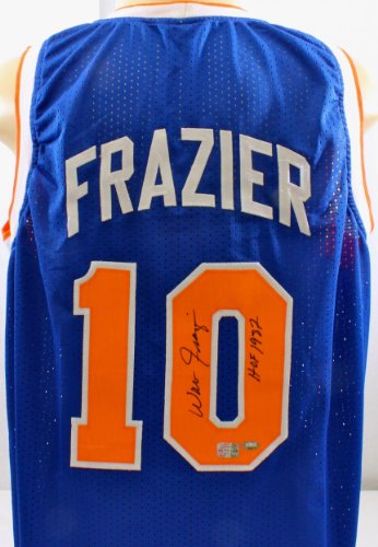 Walt Frazier Autographed Jersey with HOF 1987 - JSA - Autographed NBA Jerseys