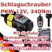 Produkt-Bild: [TT607c] Digital Elektro Schlagschrauber PKW 12V, mit digitaler Drehmomentvorwahl 340Nm, Steckn&uuml;ssen u. Anschlusskabel
