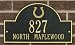 Indianapolis Colts Black and Gold Personalized Address Plaque