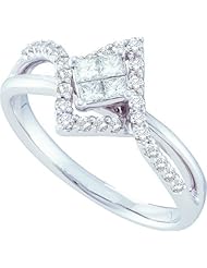 0.46CTW DIAMOND LADIES INVISIBLE RING