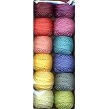 Valdani Size 8 Perle Cotton Embroidery Thread Two in Water Collection (PC8-TwoWater)