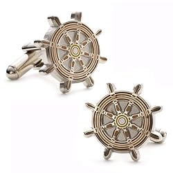 Boat Wheel Cufflinks