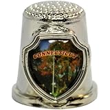 Souvenir Thimble - Connecticut