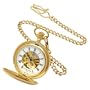 Charles-Hubert, Paris Gold-Plated Mechanical Pocket Watch