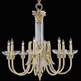 Princeton Eight Light Chandelier Finish: Polished Brass