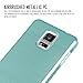 Galaxy Note 4, OBLIQ [Slim Meta][Metallic Emerald Mint] - Thin Slim Fit Bumper Armor Scratch Resist Metallic Finish Dual Layered Heavy Duty Hard Protection Hybrid Case (for Galaxy Note 4)