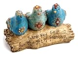 Bird Trio On Limb Key Hider