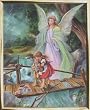 Guardian Angel Framed Art, 8" x 10" - MADE IN ITALY