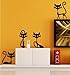 MIXMAX Black Cats Sticker Wall Decal Home Decor for Bar Living Room Bed Room