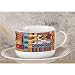 EG&H 0150L Aztec Set of 2 Latte Cups and Saucers With Porcelain to Hold in Heat