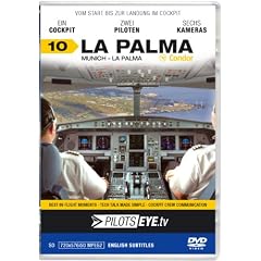 PilotsEYE.tv | La PALMA |:| DVD |:| Cockpitflight Condor | A320 | Bonus: Inseltour mit FO, Audiokommentar, Landeerkl�rungen