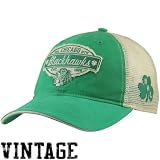 NHL Old Time Hockey Chicago Blackhawks St. Patrick's Day Journey Adjustable Hat - Green