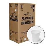 Dart Foam Cups - 1000/8oz
