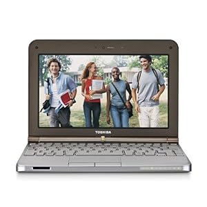 Toshiba Mini NB205-N310/BN 10.1-Inch Sable Brown Netbook - 9 Hour Battery Life