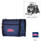 Mississippi Rebels NCAA Malibu Insulated Pack (Navy) (Embroidered Logo)