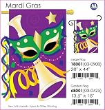 Mardi Gras Flag Indoor/outdoor 28 X 44