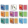 MODIANO "Texas Poker Holdem" - 100% Plastik Kartenspiel, 2 Pips / Eckzeichen im Jumbo Index