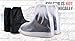 1 Pair of Men Anti-slip Reusable Rain Shoe Covers Waterproof Shoes Overshoes Boot Gear (XXL)